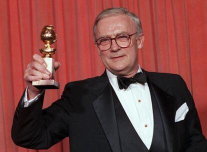 Edward Woodward, premiado por <i>The equalizer, </i>en 1987.