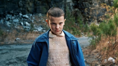 Millie Bobby Brown hace de Eleven en la serie Stranger Things.