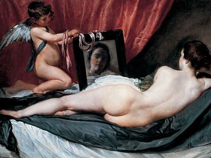 <i>Venus del espejo<i> (1648-1651), de Diego Velázquez.