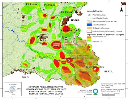 Este es el resultado de la colaboración entre la científica y los pueblos locales.