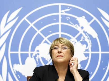 A alta comissária de Direitos Humanos da ONU, Michelle Bachelet, nesta quarta.