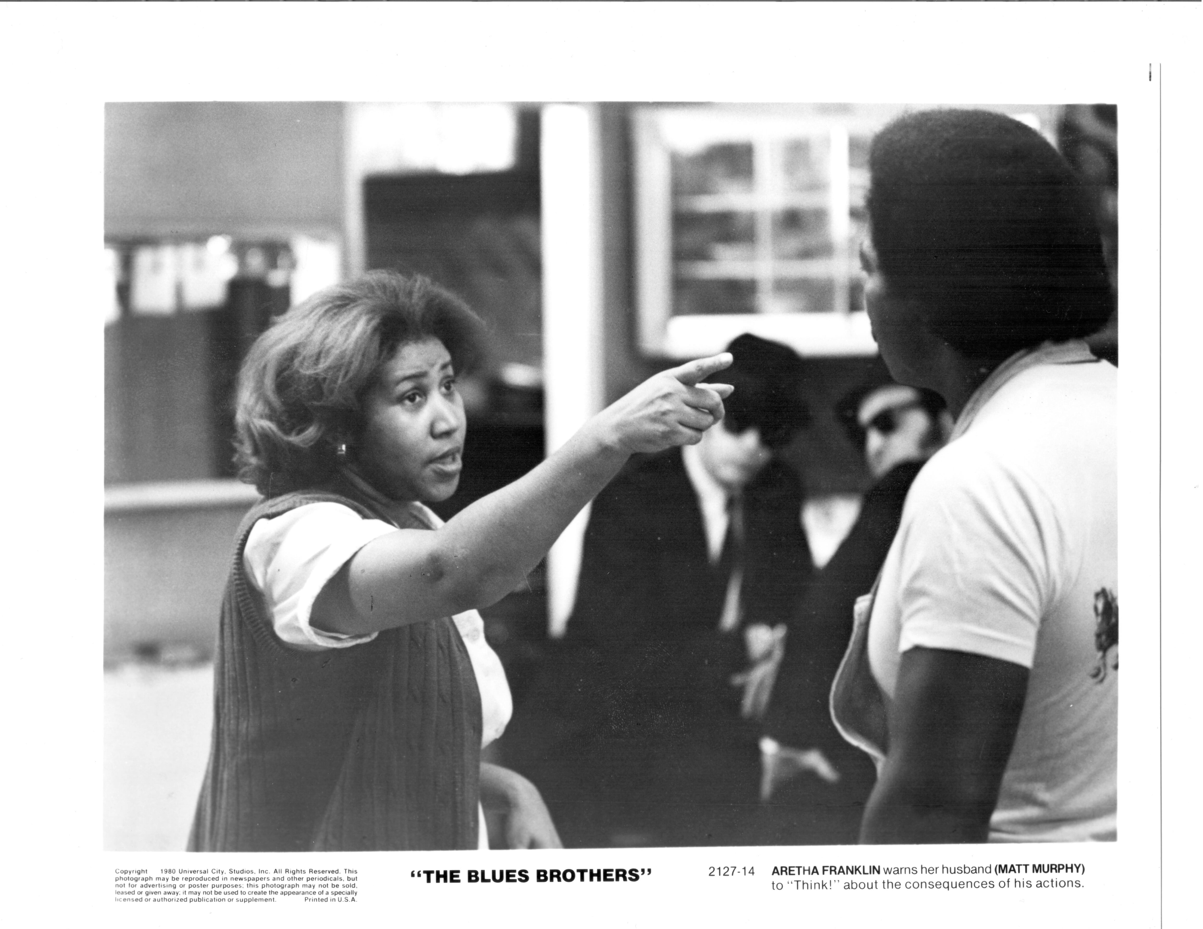 Aretha Franklin en 'Granujas a todo ritmo' (Blues Brothers).