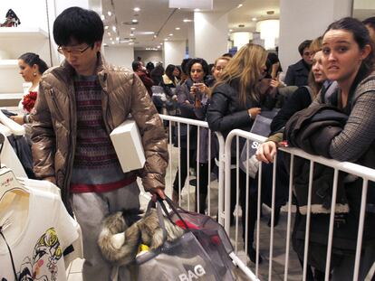 Cita de 'fashionistas' en la Gran Vía