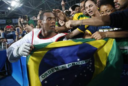 Maicon Andrade leva o bronze no taekwondo