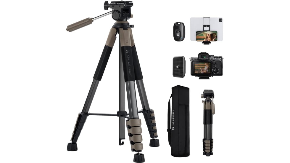 Trípode para cámaras y teléfonos.