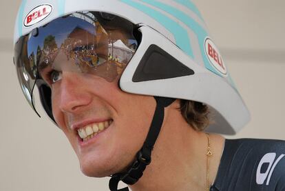 Andy Schleck, el mes pasado en el Tour de California.