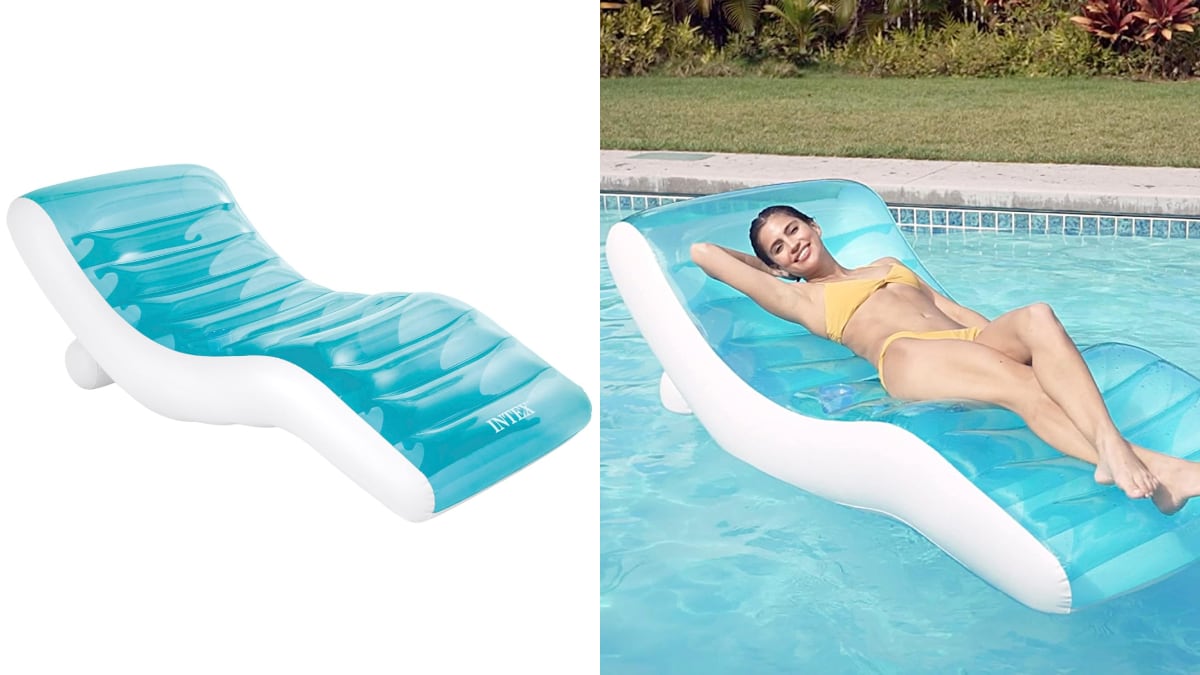 Esta colchoneta inflable puede soportar hasta 100 kg de peso.