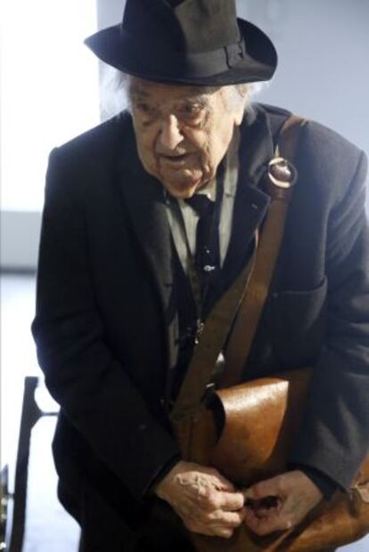 Rafael Sánchez Ferlosio, el día de la presentación de sus ensayos completos en Madrid.