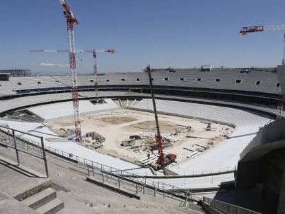 Imagen del estadio de La Peineta en Madrid. 