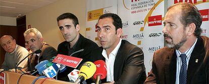 El capitán de la 'Armada' española de tenis da la lista de los jugadores para la final ante la República Checa