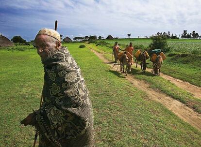 En Oromia, una región aislada del centro de Etiopía, el agua potable se ha de transportar en burro. La que no es para beber se tiene que ir a buscar a un río en un &#39;paseo&#39; que frecuentemente supera los 10 kilómetros.