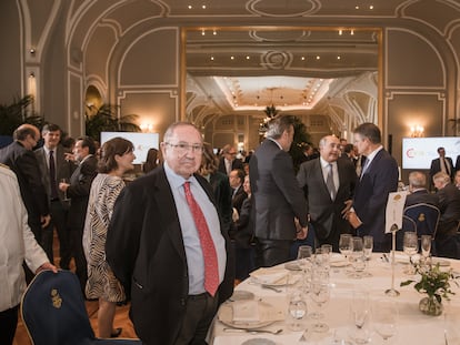 José Luis Bonet, presidente de la Cámara de Comercio de España, en la celebración del 40 aniversario de la Corte Española de Arbitraje.