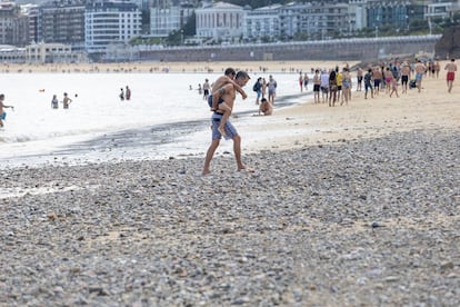 Playa Ondarreta en San Sebastián