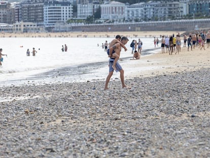 Playa Ondarreta en San Sebastián