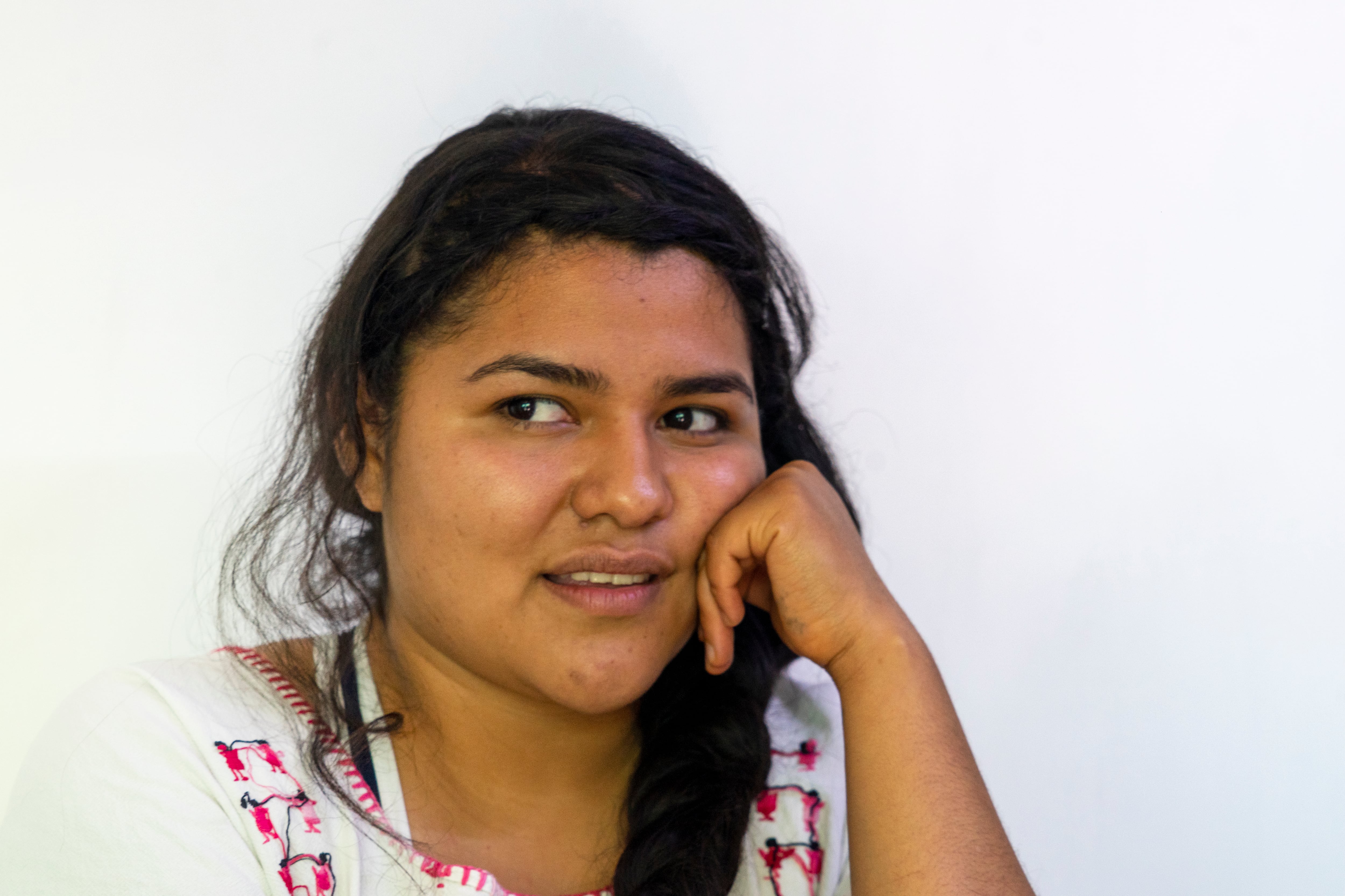 Roxana Ruiz Santiago en su casa en el Estado de México, el 27 de julio de 2022. 