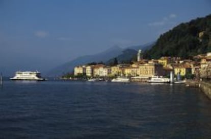 Uno de los pueblos que rodean el lago Como.