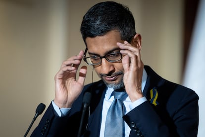 El consejero delegado de Google y Alphabet, Sundar Pichai, en una imagen de archivo.