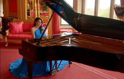 La princesa de Gales, en el vídeo con el que participó en la presentación del certamen de Eurovisión.