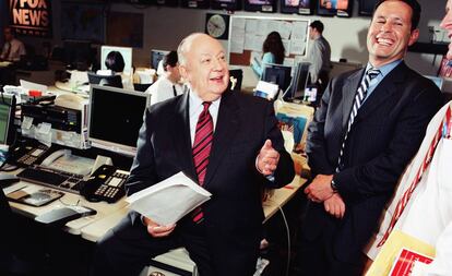 Roger Ailes, en Fox News en 2005.  