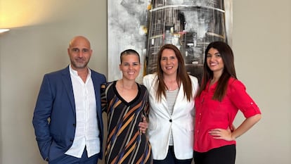 Alejandro Melero, Cristina Calderón, Esther Sora y Jessica Vázquez.