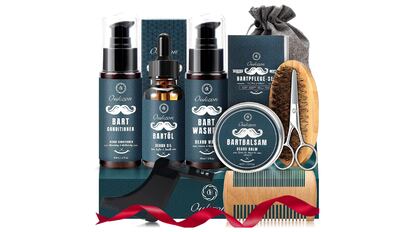 Kit para el cuidado de la barba.