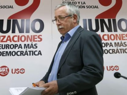 El secretario general de CCOO, Ignacio Fern&aacute;ndez Toxo