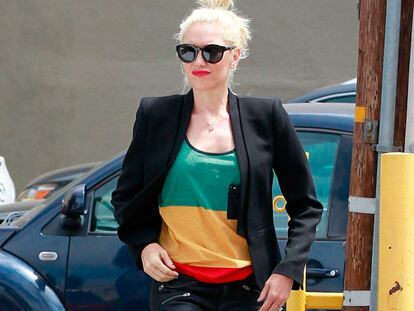 Vota el look: Gwen Stefani embutida en cuero