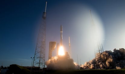 Despegue de la nave que transportó al vehículo 'Perseverance' de la NASA en Cabo Cañaveral (Florida).