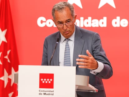 Enrique Ossorio, portavoz del Gobierno de la Comunidad de Madrid.