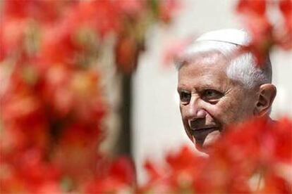 El papa Benedicto XVI, en San Pedro, en abril