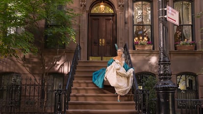 Sarah Jessica Parker como Carrie Bradshaw en una escena de 'And Just Like That', secuela de la serie 'Sexo en Nueva York'.