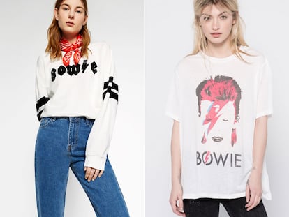 Prendas de Bowie para todos: la moda sigue obcecada con las camisetas de grupos