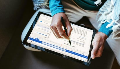 Uso de Word en un tablet
