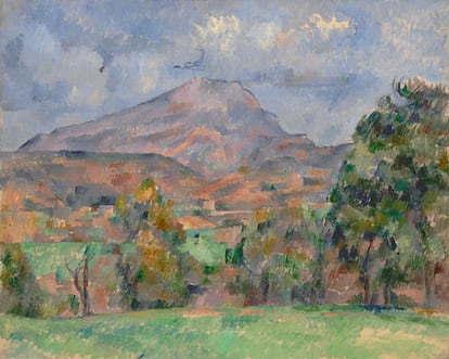 'La montagne Sainte-Victoire' (1888-1890), de Paul Cézanne, uno de los cuadros de la colección.