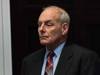 John Kelly, jefe de gabinete de Donald Trump.