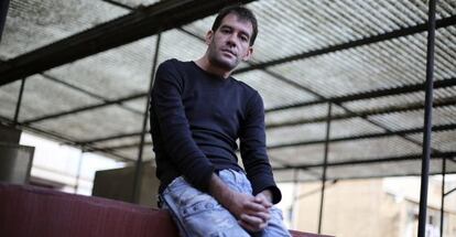 Daniel Marín, en la sede de la Fundación Arrels.