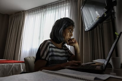 María Teresa Montaño Delgado, periodista mexicana independiente que investiga la corrupción en el Estado de México.