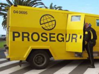 Camión de Prosegur Cash en Brasil.