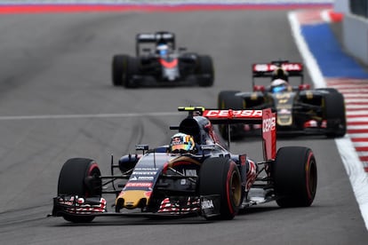 Carlos Sainz durante la carrera