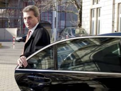 El comisario europeo de Energía, Guenther Oettinger. EFE/Archivo