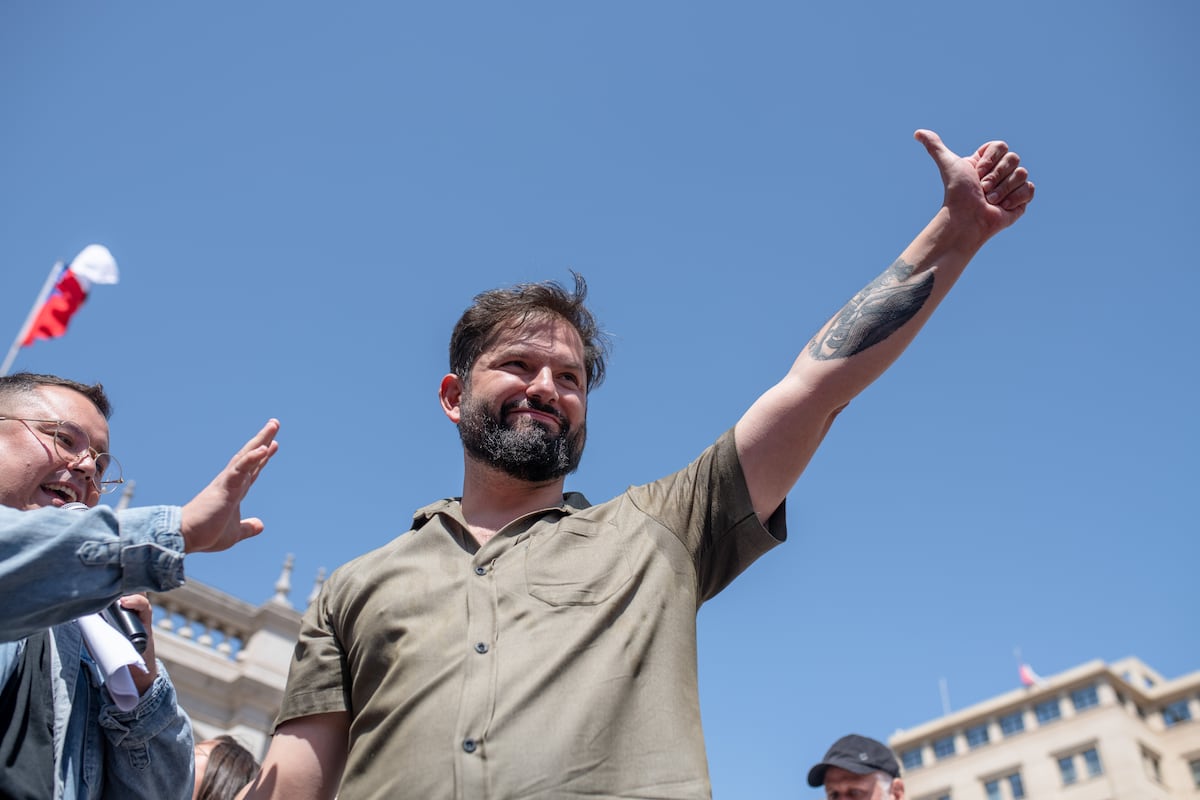 Gabriel Boric se despide de sus partidarios: “Me voy con la frente en alto y las manos limpias”