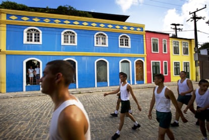 Fachadas de colores en Fortaleza (Brasil)