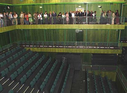 Uno de los espacios de los Teatros del Canal, ayer, durante la presentación.