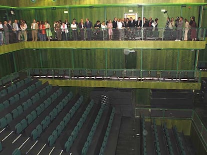 Uno de los espacios de los Teatros del Canal, ayer, durante la presentación.