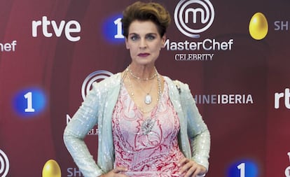 Antonia Dell´Atte en el photocall de 'Masterchef Celebrity' en 2018.