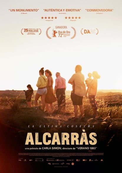 Cartel de la película 'Alcarràs', de Carla Simón.