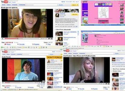 Cada vez más internautas anónimos se graban con la <i>webcam</i> y vuelcan secretos, complejos y opiniones en YouTube. Los adolescentes se expresan sobre todo a través de <i>fotoblogs.</i>
