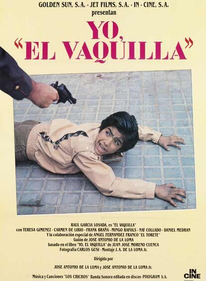 Cartel de la película "Yo, El Vaquilla" José Antonio de la Loma, 1979