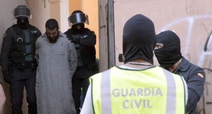 Mustafa Al Lal Mohamed, detingut a Melilla al maig.