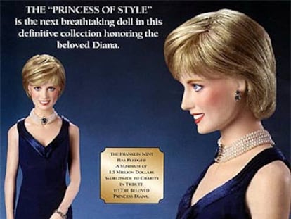 Anuncio publicitario de la 'Muñeca Diana'.